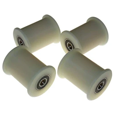 Afbeelding van 4 stuks nylon riemspanners, 50 mm, diameter 53 groef, 10 nauwkeurig bewerkte lagers in EU (50 10)