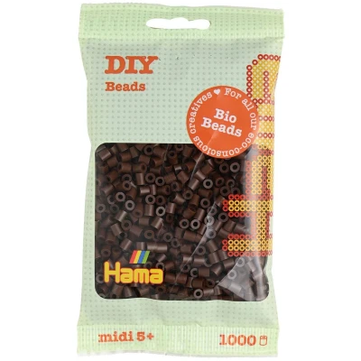 Afbeelding van Hama Bio Strijkkralen Bruin (012), 1000st.