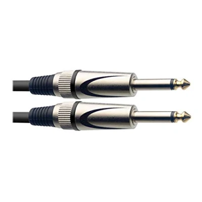 Afbeelding van Stagg SGC10DL Instrumentenkabel/telefoonstekker, 10 m, zwart