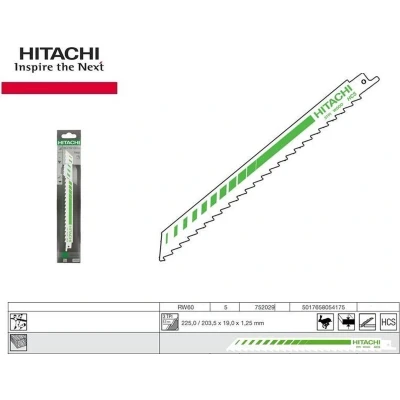 Afbeelding van Hitachi Schrobzaagbl rw60/s1111k blister van 5 bladen 750064