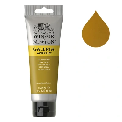 Image de Winsor &amp; Newton Galeria peinture acrylique (120 ml) 744 ocre jaune