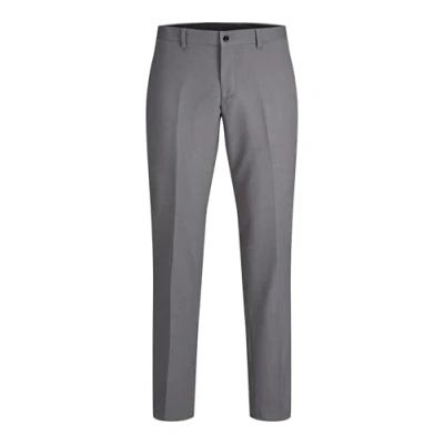 Image de JACK &amp; JONES Jprfranco Trouser Noos Pantalon de costume pour homme, Gris clair chiné, 50