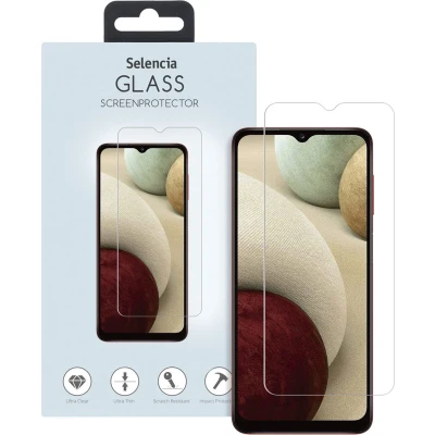 Afbeelding van Selencia Screenprotector Geschikt voor Samsung Galaxy A32 (5G) / A13 (4G) A12 Tempered Glass Gehard Glas