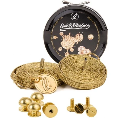 Afbeelding van Quickshoelaces prestige goud