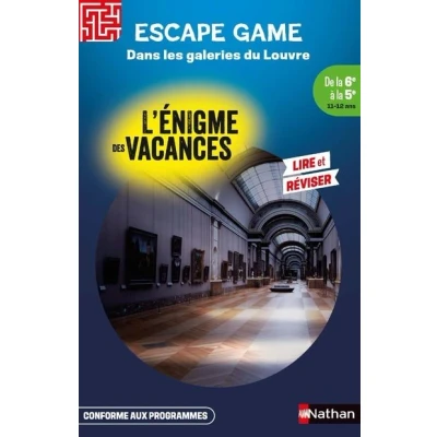 Image de Enigme des vacances Escape game de la 6ème à 5ème Dans les galeries du Louvre