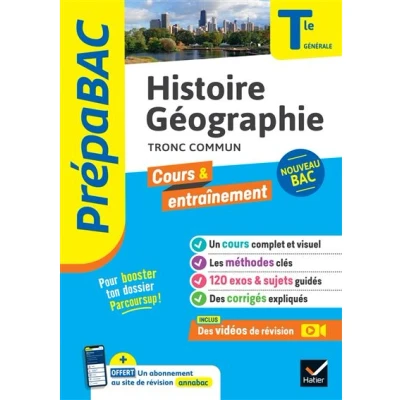 Image de Prépabac Histoire Géographie Tle générale Bac 2025