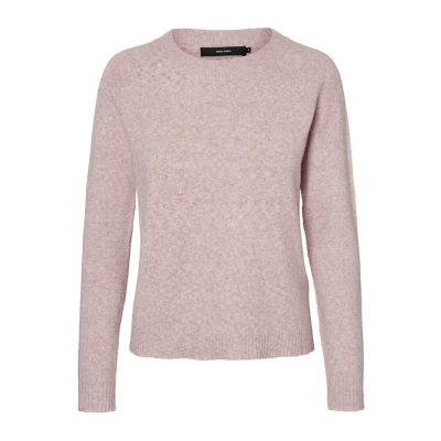 Afbeelding van Vero Moda Vmdoffy Oneck GA NOOS Trui Woodrose, Dames, Maat: Small, Woodrose