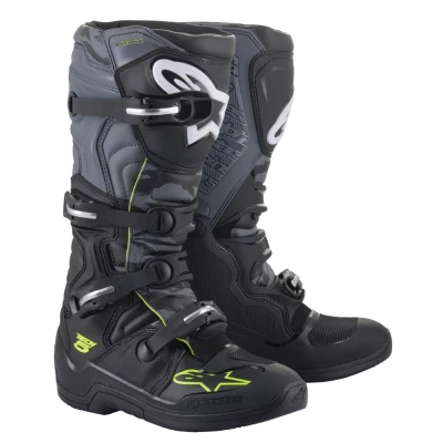 Afbeelding van Alpinestars Tech 5 Crosslaarzen Zwart / Grijs Fluor Geel maat 15 = 51