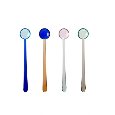 Afbeelding van Lyngby Glas Glass Lepels Torino 18 Cm 4 Stuks Assorti