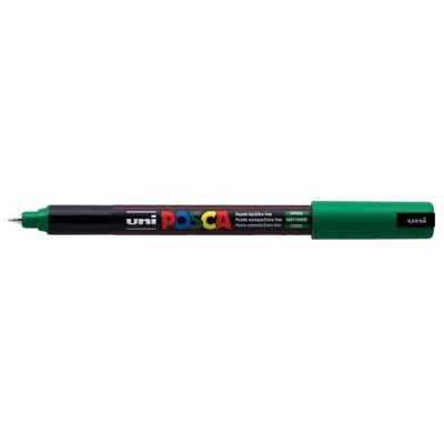 Afbeelding van Verfstift Posca PC1MR EF donkergroen