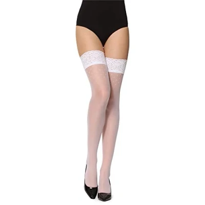 Afbeelding van Merry Style Dames Hold Up Kousen 20 Denier licht glanzend elastisch Polyamide MS GI 1108 Zwart XS S