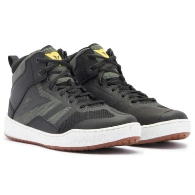 Afbeelding van Dainese Suburb Air Shoes Black White Army Green 45 Maat Laars