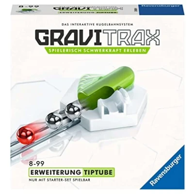 Afbeelding van Ravensburger GraviTrax Erweiterung TipTube Ideales Zubehör für spektakuläre Kugelbahnen, Konstruktionsspielzeug Kinder ab 8 Jahren: Das interaktive Kugelbahnsystem