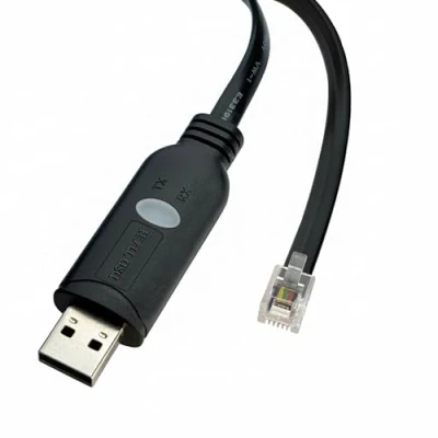 Afbeelding van DSD TECH SH RJ12B seriële kabel USB naar RJ12 RJ11 6P4C RS232 zwart