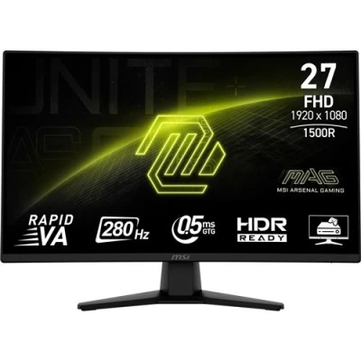 Afbeelding van MSI MAG 274CXF 68 6 cm (27&quot;) 1920 x 1080 Pixels Full HD Zwart