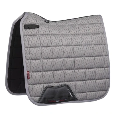 Image de LeMieux Tapis de Selle Carbon Mesh Air Square Dressage Gris L (Full)