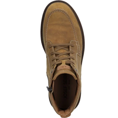 Afbeelding van Josef Seibel Cooper Veterboots, Heren, Maat: 43, Castagne kombi Leer