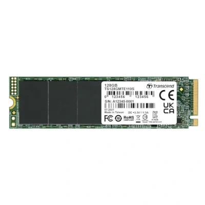 Afbeelding van Transcend 110S NVMe/PCIe M.2 SSD 2280 harde schijf 128 GB NVMe PCIe 3.0 x4