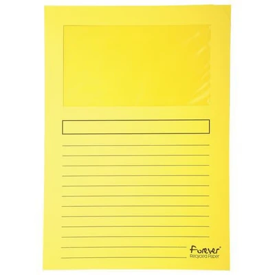 Image de Paquet de 25 chemisesà fenêtre forever 120g/m² 22x31cm