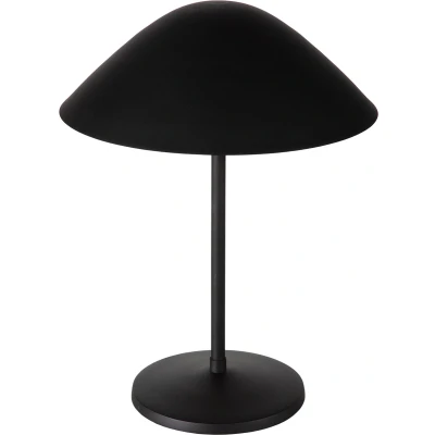 Afbeelding van Atmooz Elan Tafellamp Zwart met Gouden Binnenkant 2 Lichtpunten Paddestoelvormig 34 x 45 cm G9 Fitting Max 3.5W Dimbaar Metaal Inclusief Lampenkap