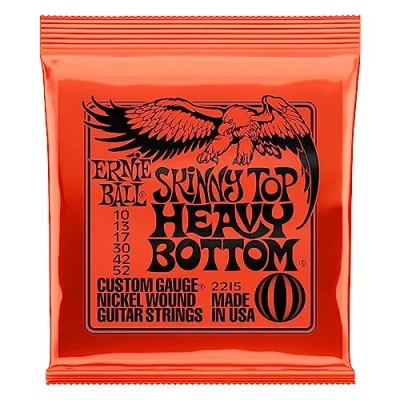 Afbeelding van Ernie Ball Slinky Top Heavy Bottom 2215 Gitaarsnaren voor elektrisch gitaar .010 .052