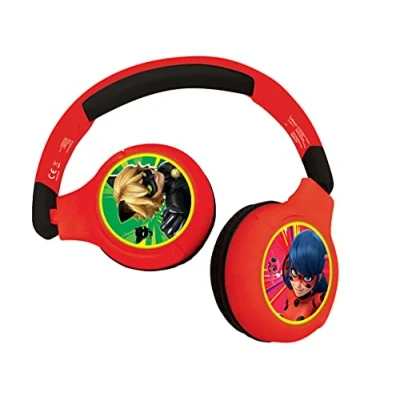 Afbeelding van Miraculous Ladybug Bluetooth &amp; Whired Opvouwbare Koptelefoon 3380743086866