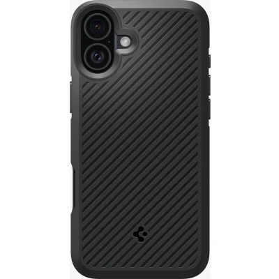 Afbeelding van Spigen Hoesje geschikt voor iPhone 16 Core Armor Zwart