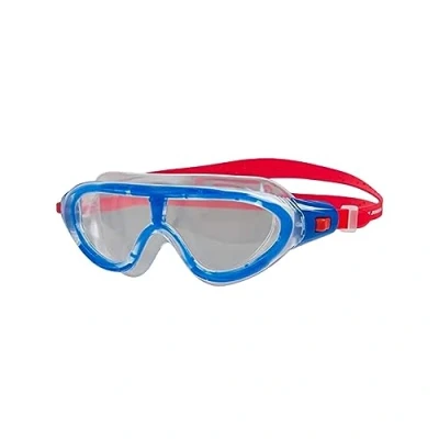 Image de Speedo Biofuse Rift Junior 801213C811 Lunettes de natation pour enfant Rouge lave/bleu transparent Taille unique