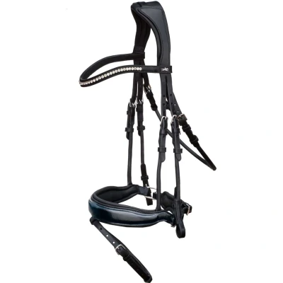 Afbeelding van Schockemöhle Malibu Anatomisch Hoofdstel Black/Patent