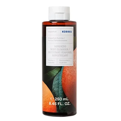 Afbeelding van KORRES Sunrise grapefruit revitaliserende douchegel met actieve aloë vera dermatologisch getest, veganistisch, 250 ml