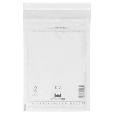 Afbeelding van OfficeKing 100 stuks enveloppen D4 wit 200 x 275 mm DIN B5 C5+ (10 maten naar keuze)