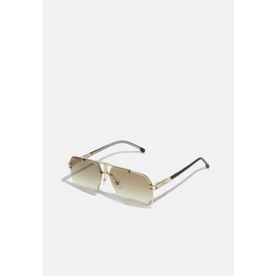 Afbeelding van Carrera Zonnebril black/goldcoloured, Heren, Maat: 63, Black/gold coloured