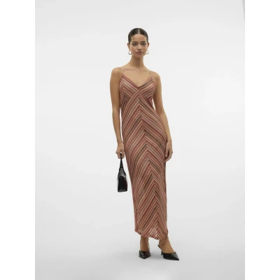 Afbeelding van VERO MODA Jurk Demi Bruin/dessin M