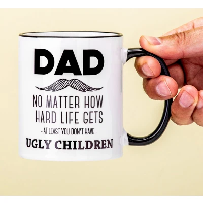Afbeelding van Mok Dad No Ugly Children