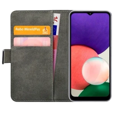 Afbeelding van Mobilize PU leer Book Case Zwart Samsung Galaxy A22 5G