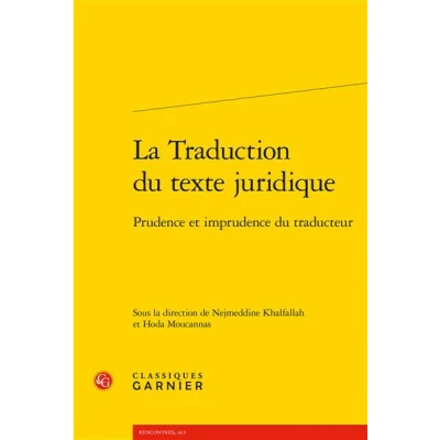 Image de La Traduction du texte juridique