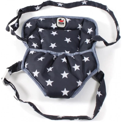 Afbeelding van Bayer Chic Poppendraagzak (navy sterren).