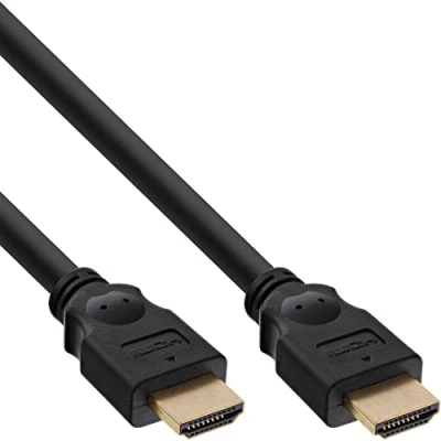 Image de InLine High Speed Premium Câble HDMI mâle pour 50 cm noir