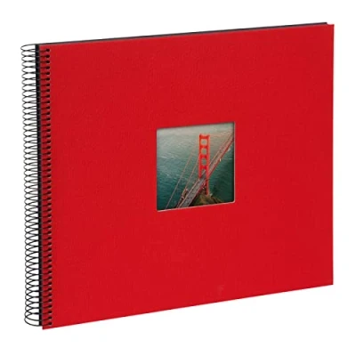 Afbeelding van Goldbuch Spiraal fotoalbum Bella Vista Rood 35x30 cm