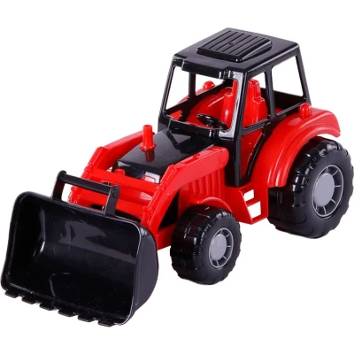 Afbeelding van Cavallino Junior Graafmachine Tractor Rood
