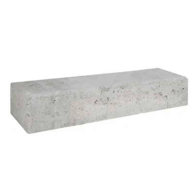 Afbeelding van 3 stuks! Betonbiels grijs 12x20x60 cm Gardenlux
