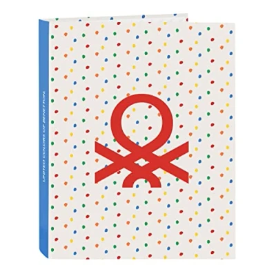 Afbeelding van Ringmap Benetton Topitos A4 (26.5 x 33 4 cm)
