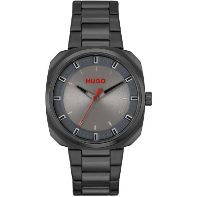 Afbeelding van HUGO BOSS heren Shrill horloge HU1530311 in de kleur Grijs