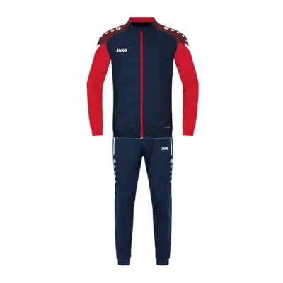 Afbeelding van Trainingspak polyester Performance Marine/rood / XL