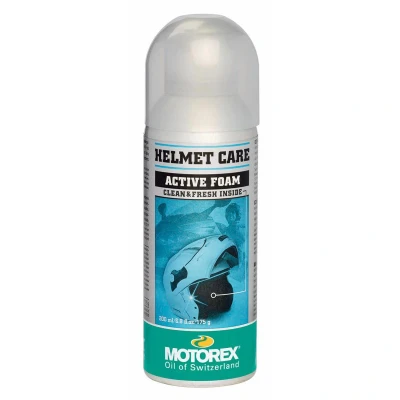 Afbeelding van MOTOREX Helmet Care 7611197162025 Kunststofreiniger 200 grote mate van bescherming tegen corrosie spuitbus
