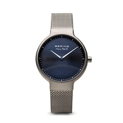 Afbeelding van BERING Dameshorloge analoog kwarts Max René collectie horloge met armband van roestvrij staal en saffierglas 15531, grijs., Minimalist