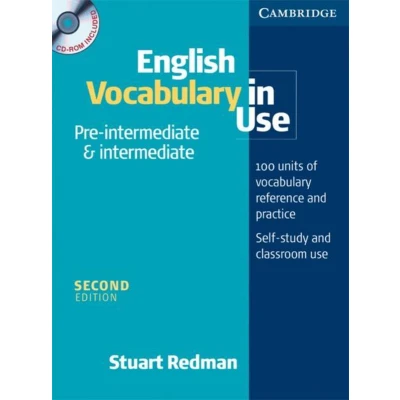 Afbeelding van English Vocabulary In Use Pre Intermediate And Book Cd Rom Pack