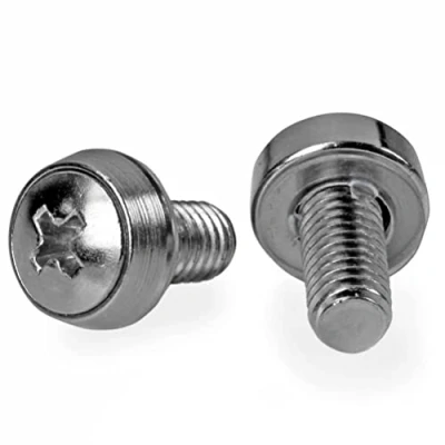 Afbeelding van StarTech.com schroeven M6, 100 stuks, M6 x 12 voor rack en serverkast, zilver (CABSCREWSM62)