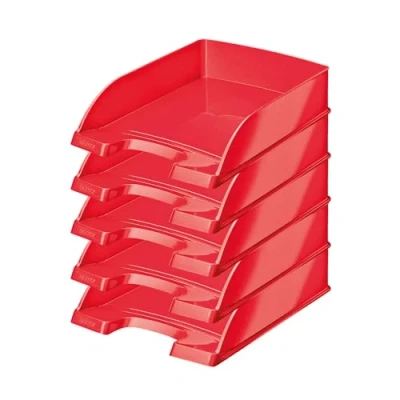 Afbeelding van Leitz brievenbakje Plus 5226 WOW rood 5 stuks