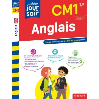 Image de Anglais CM1 Cahier Jour Soir